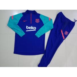 Chandal Barcelona 2021/2022 azul niño