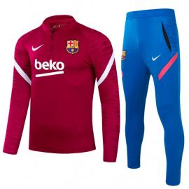 Chandal Barcelona 2021/2022 rojo niño