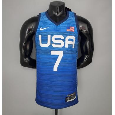 Camiseta 2021 Olympic Games DURANT#7 USA Team Blue