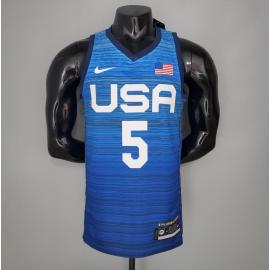 Camiseta 2021 Olympic Games LAVIINE#5 USA Team Blue