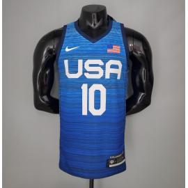 Camiseta 2021 Olympic Games TATUM#10 USA Team Blue