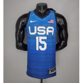 Camiseta 2021 Olympics BOOKER#15 USA Team Blue