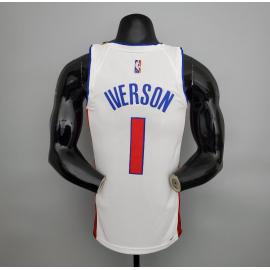 Camiseta 75th Anniversary Iverson #1 Pistons
