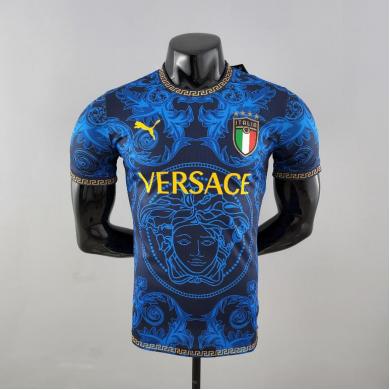Camiseta Player Version Italy x Versace blue 2022