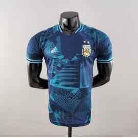 Camiseta player version Argentina Commemorative Edition Blue 2022