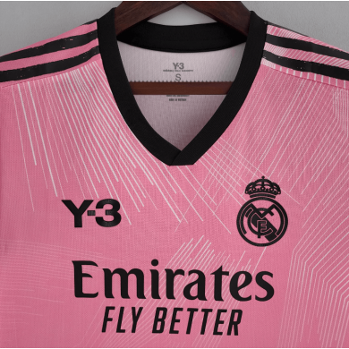 Camiseta Y-3 Real Madrid 120th Anniversary Rosa Mujer