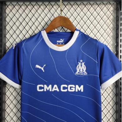 Camiseta Olympique Marsella Segunda Equipación 23/24 Niño