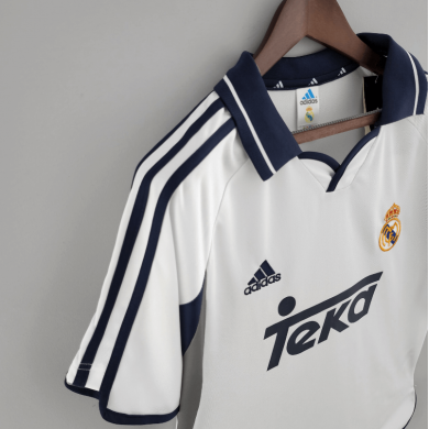 CAMISETA RETRO REAL MADRID PRIMERA EQUIPACIÓN 00/01