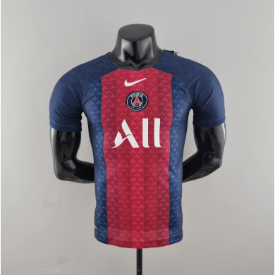 Camiseta 22/23 Psg Versión Conjunta Rojo Y Azul