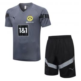 Camiseta Borussia Dortmund Training Kit Gris 22/23 + Pantalones