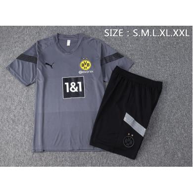 Camiseta Borussia Dortmund Training Kit Gris 22/23 + Pantalones