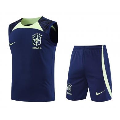 Camiseta De Fútbol Sin Mangas BRASIL Training Kit 22/23 + Pantalone