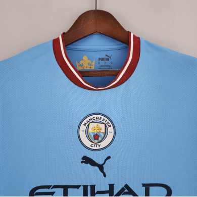 Camiseta Manchester City Primera Equipacion 2022/2023 ML