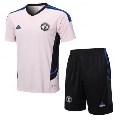 Camiseta M-U FC Training Kit Rosa 22/23 + Pantalone