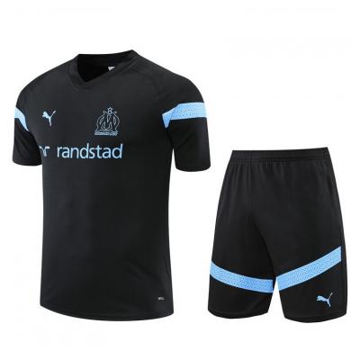 Camiseta Olympique De Marsella Pre-Match Negro 22/23 + Pantalones