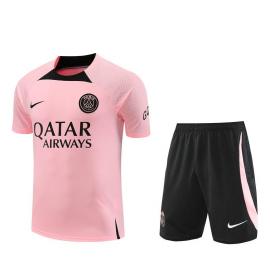 Camiseta Paris St. Germain FC Training Rosa 22/23 + Pantalone