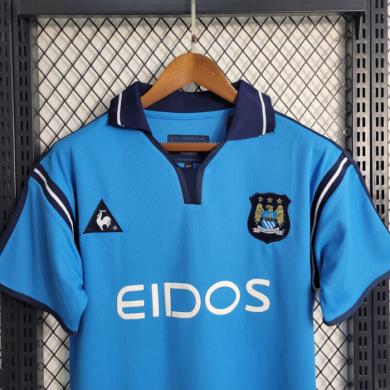 Camiseta Retro Manchester City Primera Equipacion 01/02