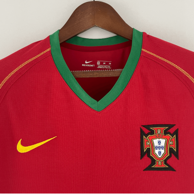 Camiseta Retro Portugal Primera Equipación 2006