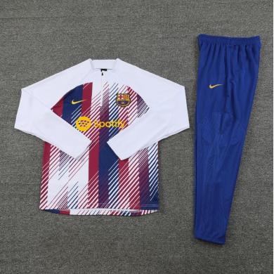 Chandal Entrenamiento Fc Barcelona Blanco 23/24 +Pantalones