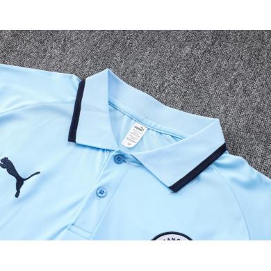 Polo MANCHESTER CITY Pre-Match 23/24 Azul celeste + Pantalones