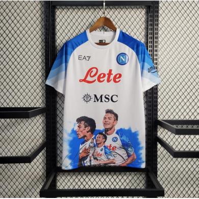 Camiseta Napoli Champions Edition Blanco 23-24