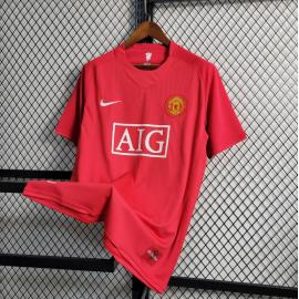 Camiseta Retro Manchester United Primera Equipación 07/08