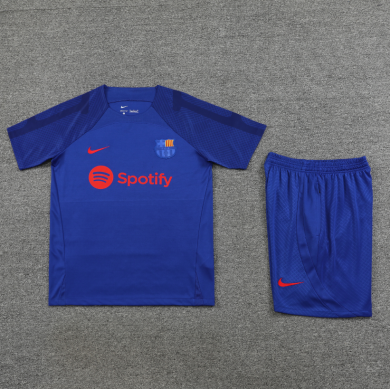 Camiseta FC Barcelona Pre-Match 23/24 Azul + Pantalones