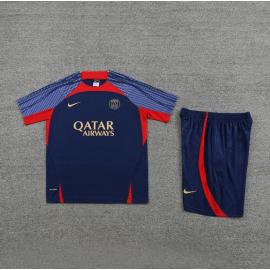 Camiseta FC Paris St. Germain Pre-Match 23/24 Navy + Pantalones