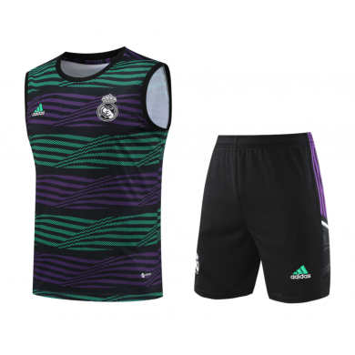 Camiseta Sin Mangas Real Madrid CF Pre-Match 2023/2024 + Pantalones