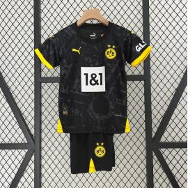 Camiseta Borussia Dortmund 2ª Equipación 23/24 Niño