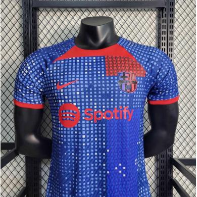 Camiseta FC Barcelona Pre-Match Azul 23/24