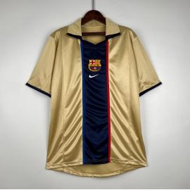Camiseta Retro Barcelona Segunda Equipación 2002