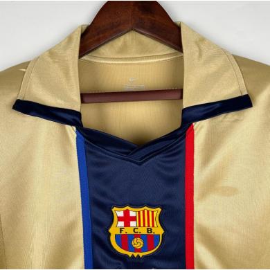 Camiseta Retro Barcelona Segunda Equipación 2002