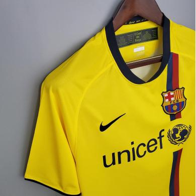 Camiseta Retro Barcelona Segunda Equipación 08/09