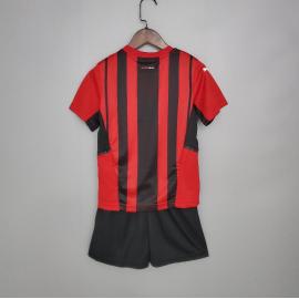 Camiseta AC Milan Primera Equipación 2021/2022 Niño