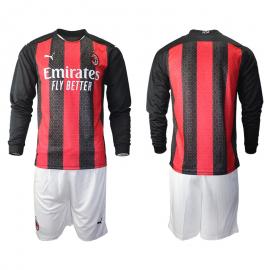 Camiseta AC Milan Primera Equipación 2020/2021 Manga Larga