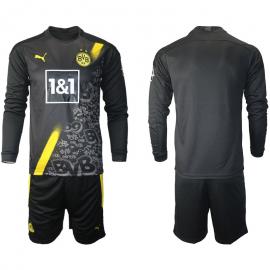 Camiseta Borussia Dortmund Segunda Equipación 2020/2021 Manga Larga