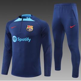 Sudadera Entrenamiento FC Barcelona 22/23 Niño Azul