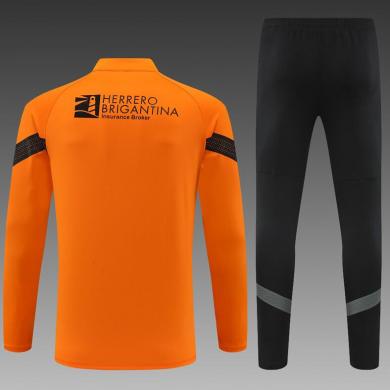 Sudadera entrenamiento FC Valencia 22/23 Niño Naranja