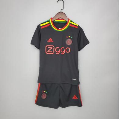 Camiseta Ajax Fc Concepto Negro 2020/2021 Niño