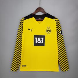 Camiseta Borussia Dortmund Primera Equipación 2021/2022 ML