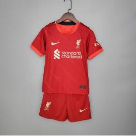 Camiseta Liverpool Primera Equipación 2021/2022 Niño