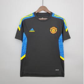 Camiseta Manchester United Training 2021-2022 Negro