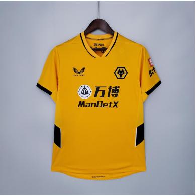 Camiseta Wolverhampton Wanderers Segunda Equipación 2021-2022 Niño