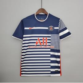 Camiseta de Entrenamiento PSG 2021/2022 Azul/Blanco