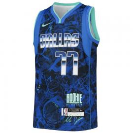 Camiseta Dallas Mavericks Luka Doncic Blue Select Series Mvp Swingman