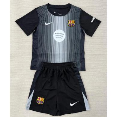 Camiseta Barcelona Portero Negro 25/26 (Hombre/Niño) Barata