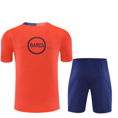 Camiseta Barcelona Pre-Match (Hombre/Niño) Naranja 25/26 +Pantalones Barata