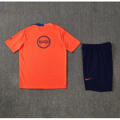 Camiseta Barcelona Pre-Match (Hombre/Niño) Naranja 25/26 +Pantalones Barata