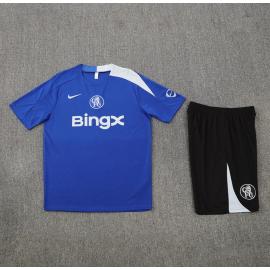 Camiseta Chelsea (Hombre/Niño) Pre-Match 25/26 + Pantalones Barata